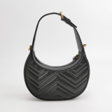 Gucci GG Marmont Half Moon Hobo Matelasse Leather Small — thumbnail 5