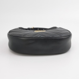 Gucci GG Marmont Half Moon Hobo Matelasse Leather Small — thumbnail 6