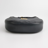 Gucci GG Marmont Half Moon Hobo Matelasse Leather Small — thumbnail 6