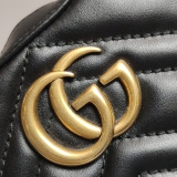 Gucci GG Marmont Half Moon Hobo Matelasse Leather Small — thumbnail 13