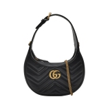 Gucci GG Marmont Half Moon Hobo Matelasse Leather Small — thumbnail 1