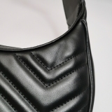 Gucci GG Marmont Half Moon Hobo Matelasse Leather Small — thumbnail 16