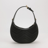 Gucci GG Marmont Half Moon Hobo Matelasse Leather Small — thumbnail 5