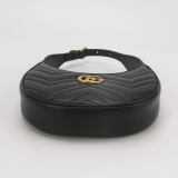 Gucci GG Marmont Half Moon Hobo Matelasse Leather Small — thumbnail 6