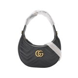Gucci GG Marmont Half Moon Hobo Matelasse Leather Small — thumbnail 1