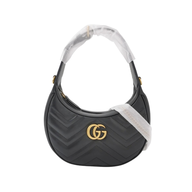 Gucci GG Marmont Half Moon Hobo Matelasse Leather Small — pre-owned, Vierlot