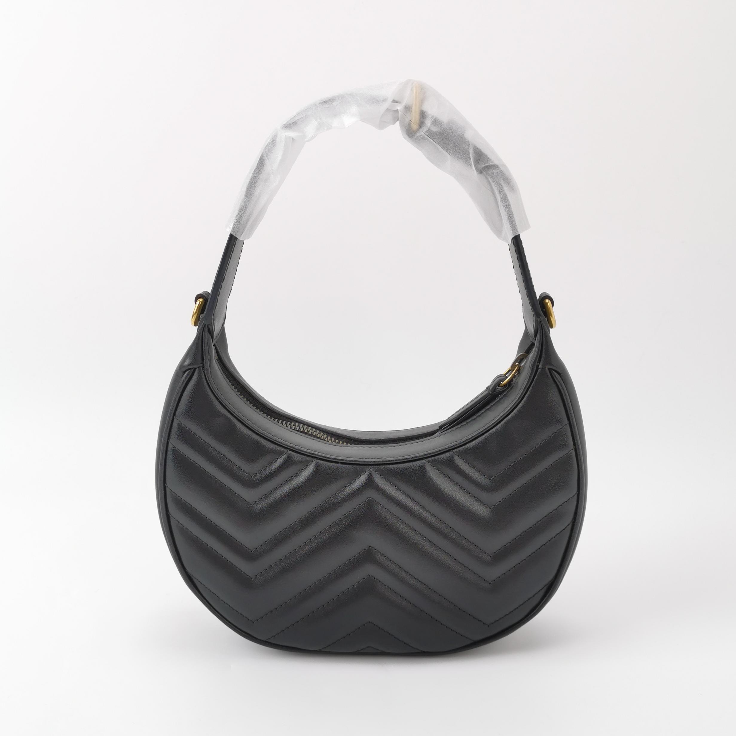 Gucci GG Marmont Half Moon Hobo Matelasse Leather Small — photo 5 of 20