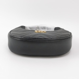 Gucci GG Marmont Half Moon Hobo Matelasse Leather Small — thumbnail 6