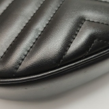 Gucci GG Marmont Half Moon Hobo Matelasse Leather Small — thumbnail 15
