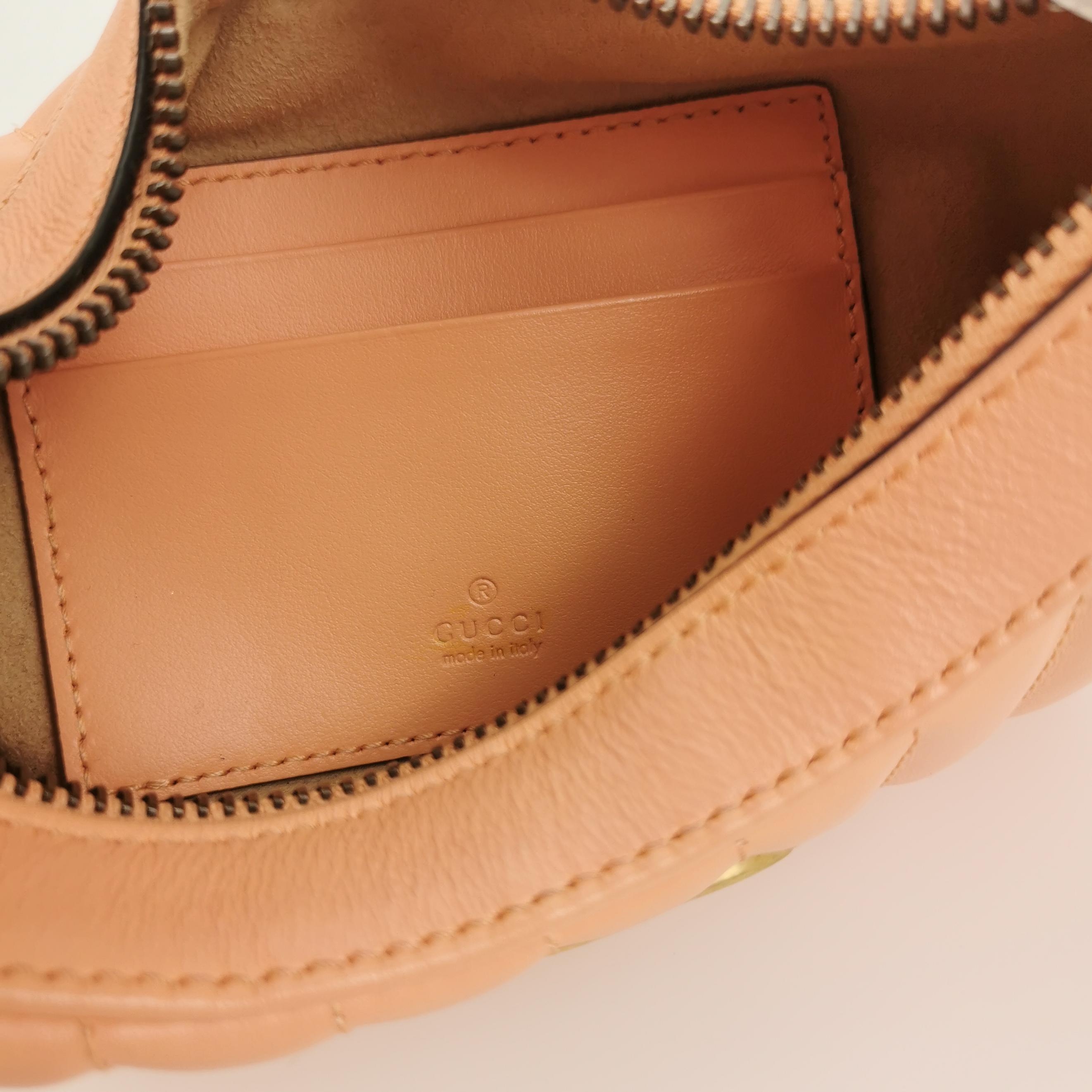 Gucci GG Marmont Half Moon Hobo Matelasse Leather Small — photo 8 of 15