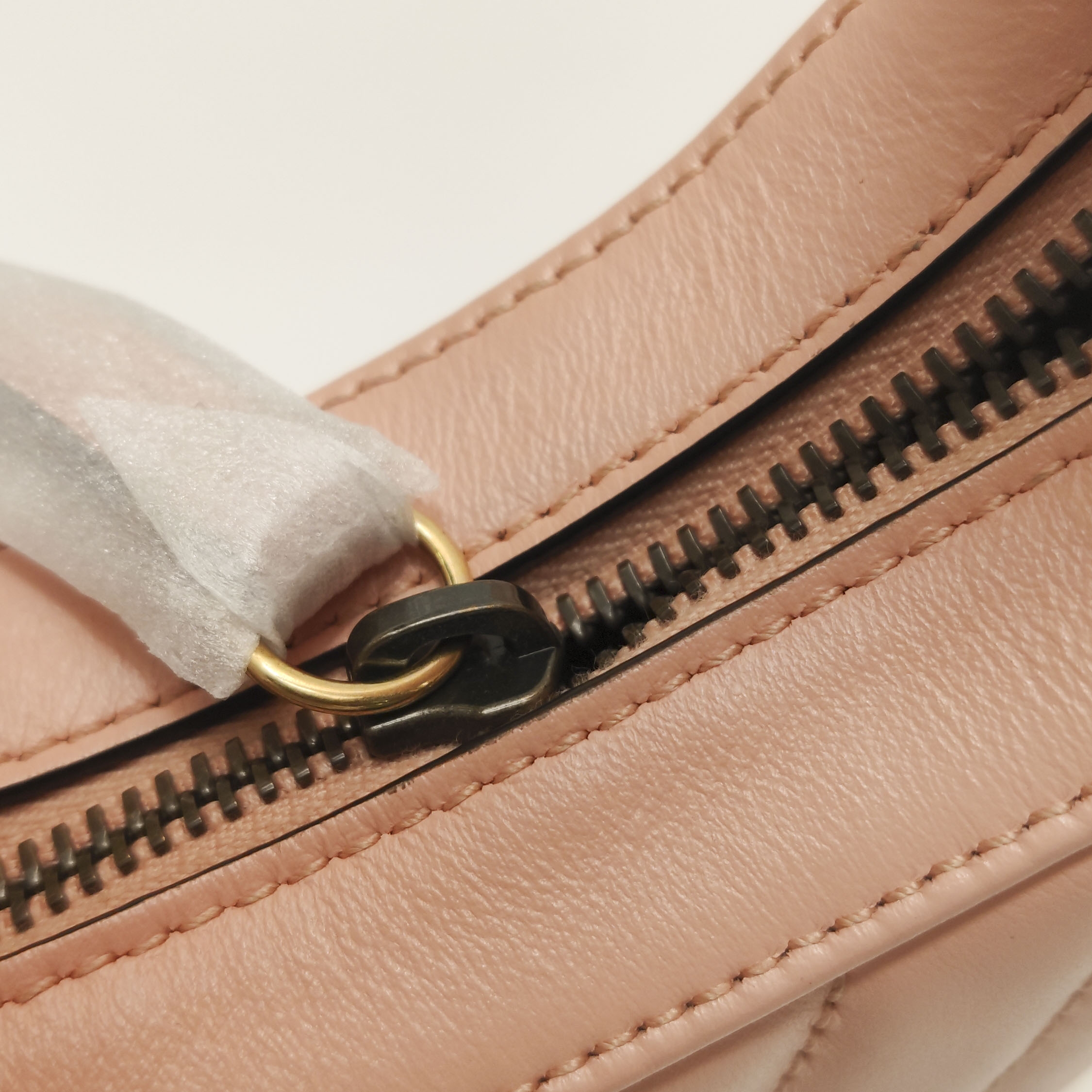 Gucci GG Marmont Half Moon Hobo Matelasse Leather Small — photo 13 of 15
