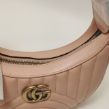 Gucci GG Marmont Half Moon Hobo Matelasse Leather Small — thumbnail 10