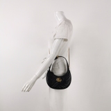 Gucci GG Marmont Half Moon Hobo Matelasse Leather Small — thumbnail 2