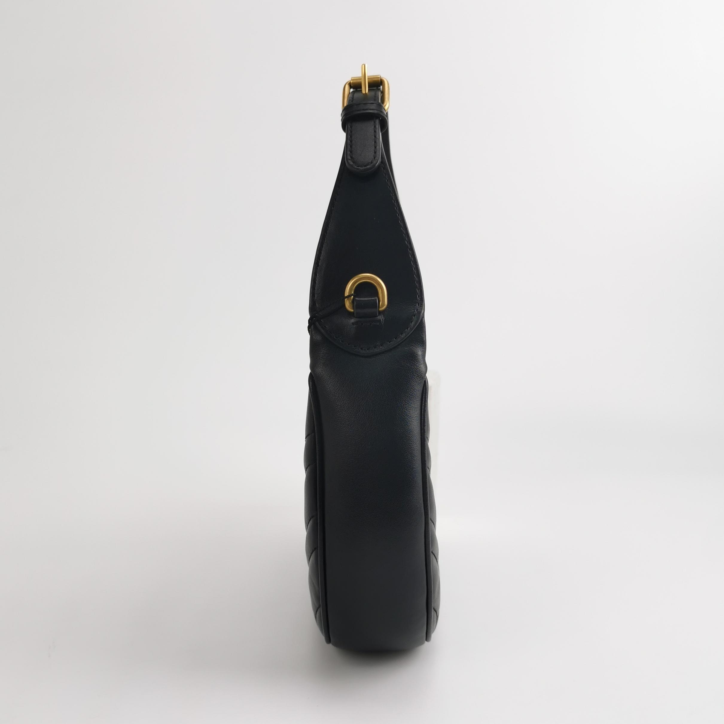 Gucci GG Marmont Half Moon Hobo Matelasse Leather Small — photo 3 of 12