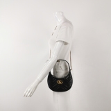 Gucci GG Marmont Half Moon Hobo Matelasse Leather Small — thumbnail 2