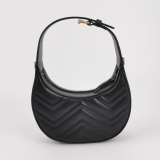 Gucci GG Marmont Half Moon Hobo Matelasse Leather Small — thumbnail 5