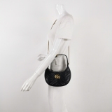 Gucci GG Marmont Half Moon Hobo Matelasse Leather Small — thumbnail 2