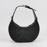 Gucci GG Marmont Half Moon Hobo Matelasse Leather Small — thumbnail 5