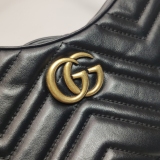 Gucci GG Marmont Half Moon Hobo Matelasse Leather Small — thumbnail 9