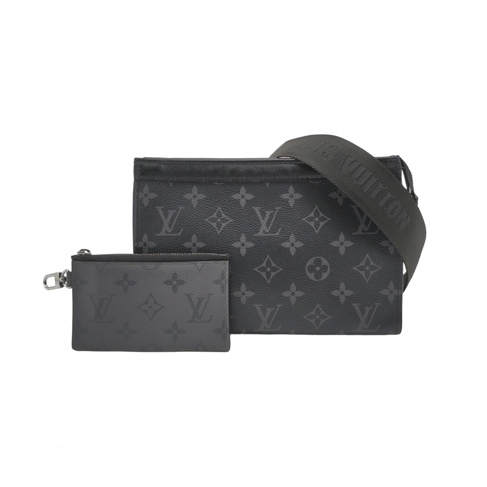 Louis Vuitton(LV) Gaston Wearable Wallet Monogram Eclipse Canvas — photo 1 of 18