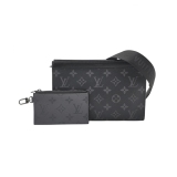 Louis Vuitton(LV) Gaston Wearable Wallet Monogram Eclipse Canvas — thumbnail 1