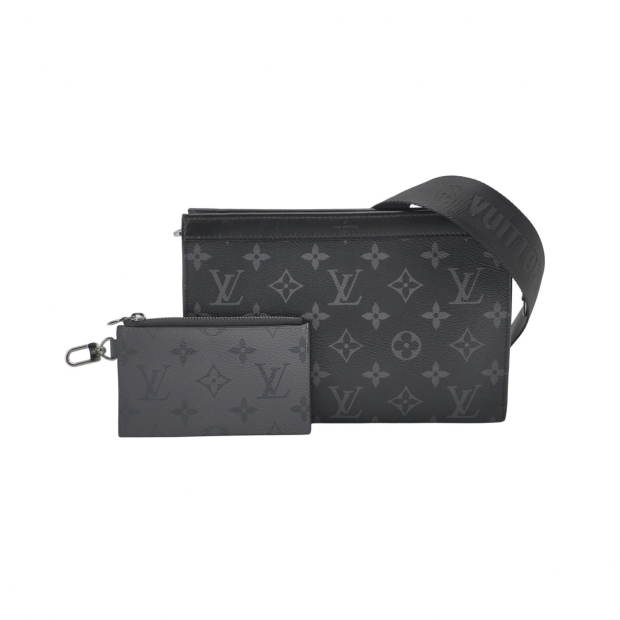 Louis Vuitton(LV) Gaston Wearable Wallet Monogram Eclipse Canvas — pre-owned, Vierlot
