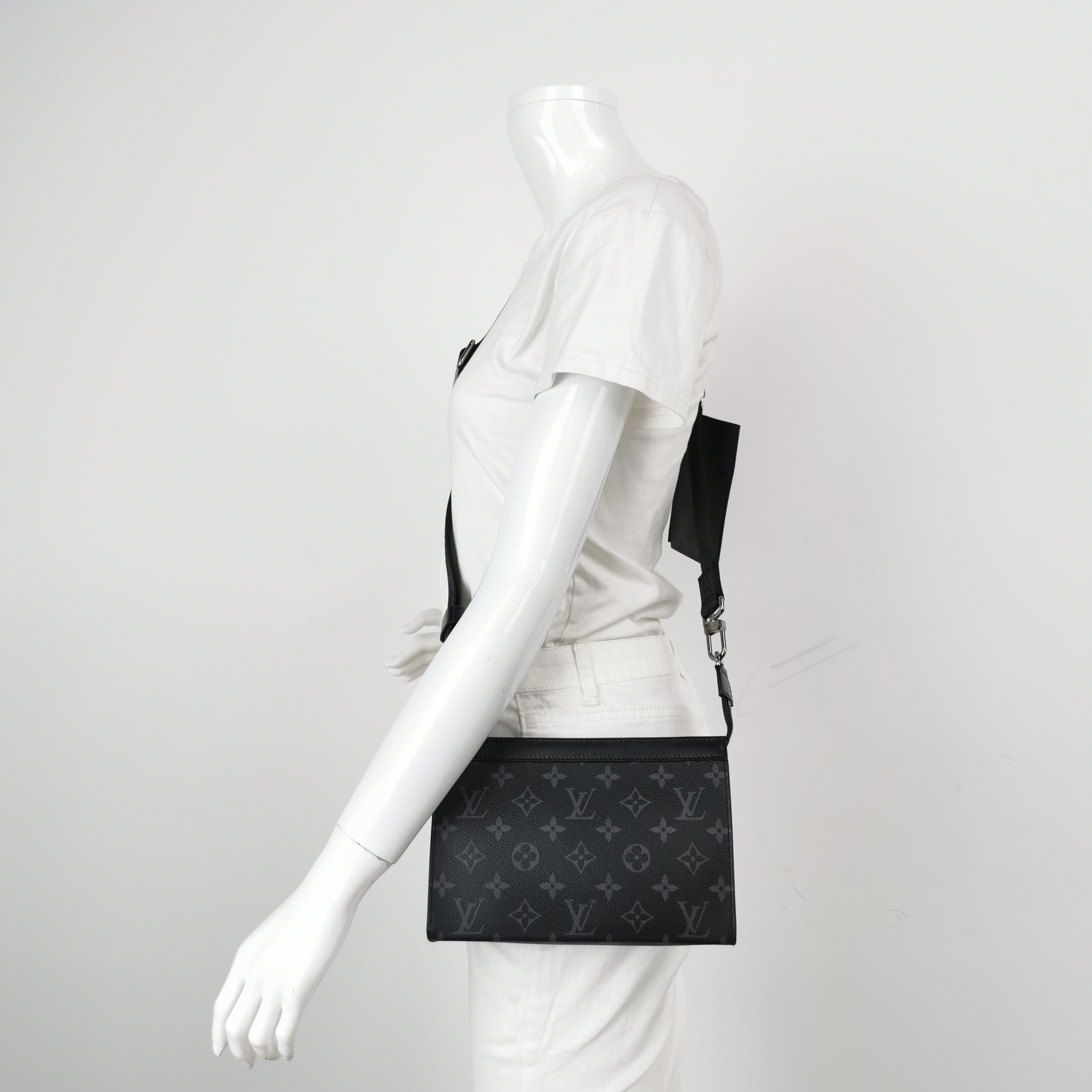 Louis Vuitton(LV) Gaston Wearable Wallet Monogram Eclipse Canvas — alternate view
