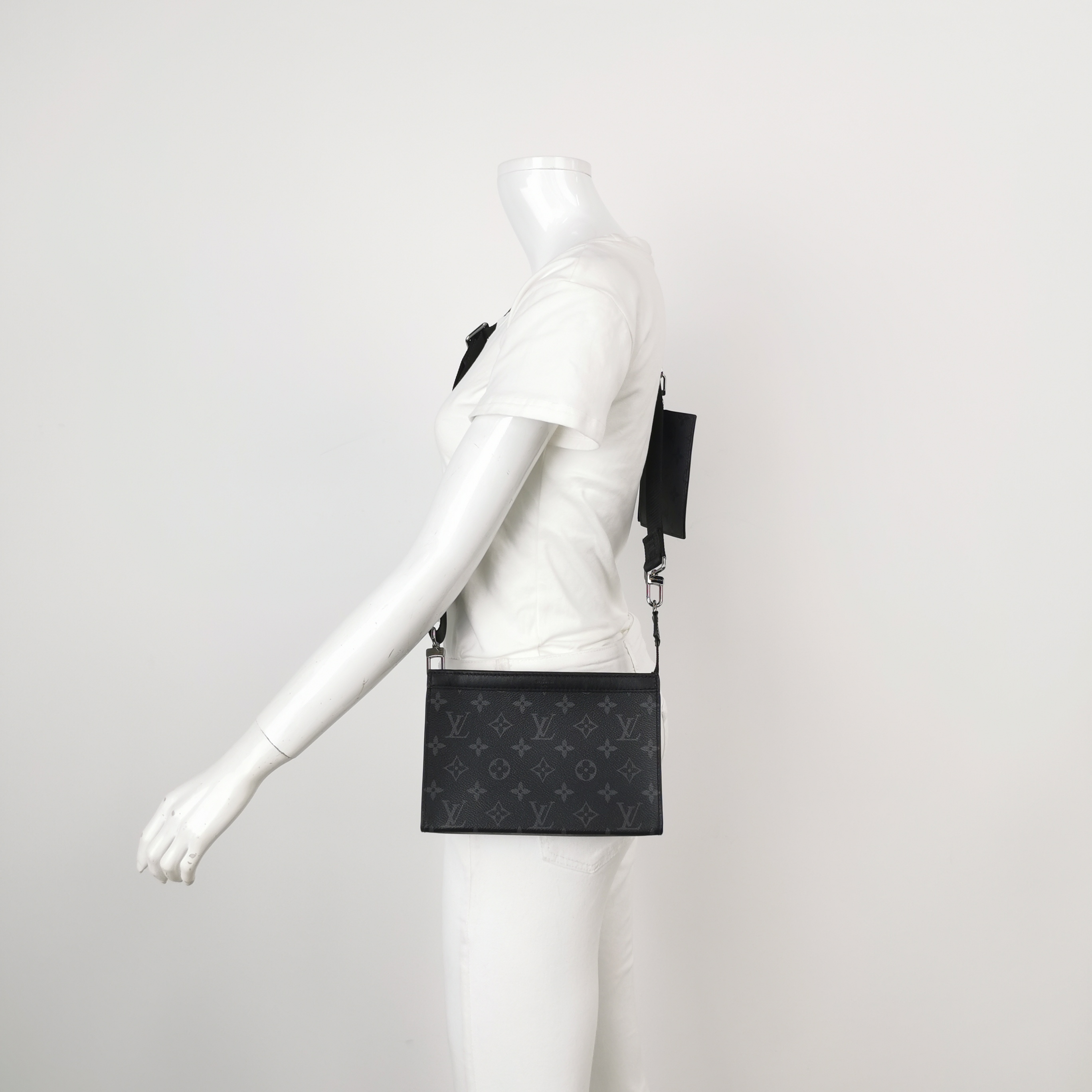 Louis Vuitton(LV) Gaston Wearable Wallet Monogram Eclipse Canvas — alternate view