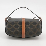 Celine Tabou Clutch with Strap Triomphe Coated Canvas — thumbnail 5
