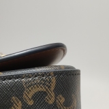 Celine Tabou Clutch with Strap Triomphe Coated Canvas — thumbnail 9