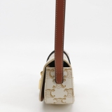 Celine Tabou Clutch with Strap Triomphe Coated Canvas — thumbnail 3