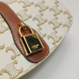 Celine Tabou Clutch with Strap Triomphe Coated Canvas — thumbnail 14