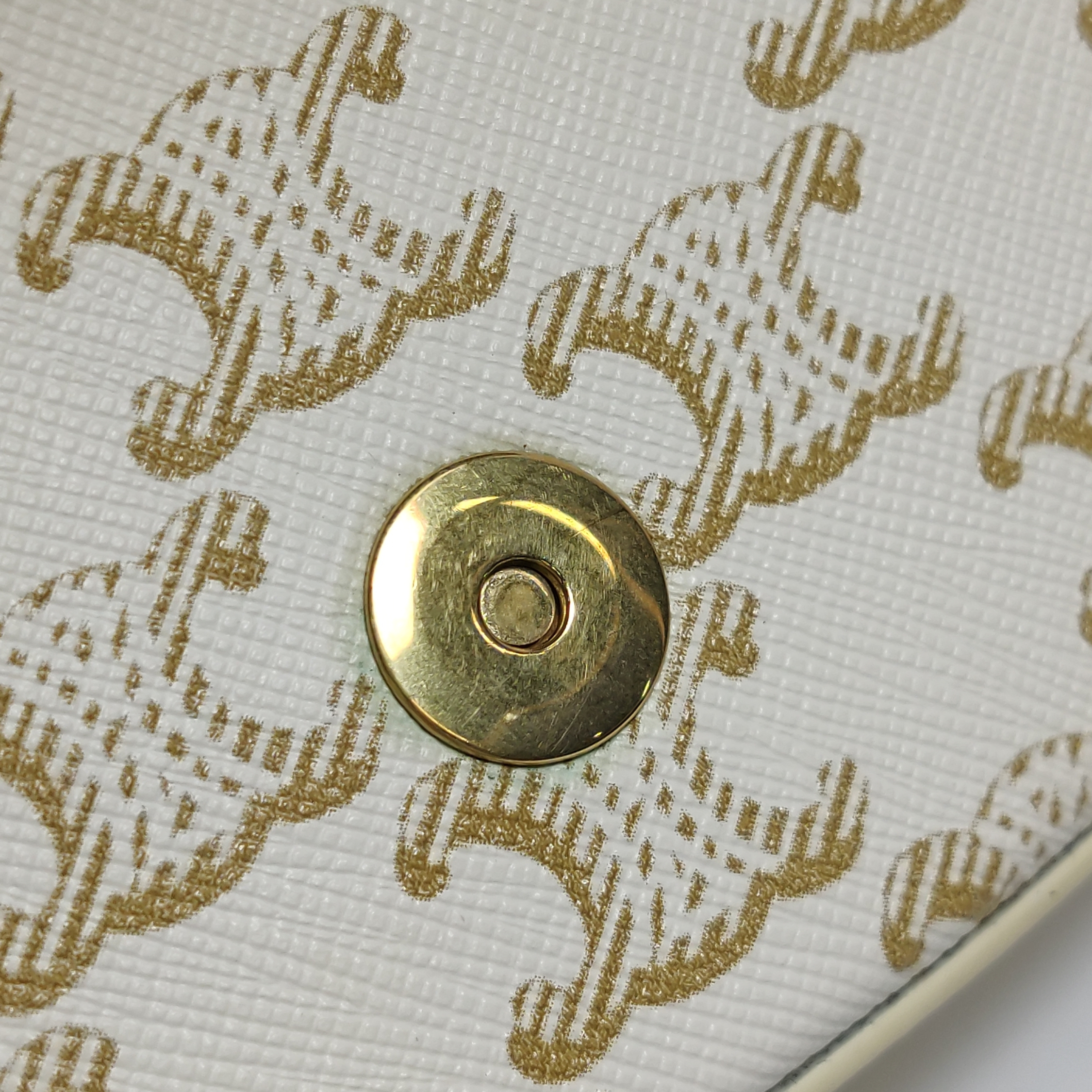Celine Tabou Clutch with Strap Triomphe Coated Canvas — photo 13 of 16