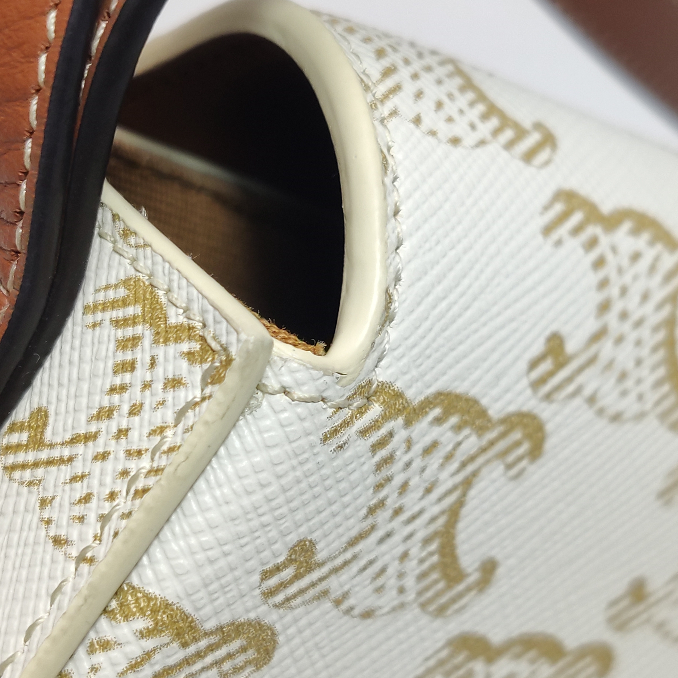 Celine Tabou Clutch with Strap Triomphe Coated Canvas — photo 15 of 16