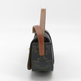 Celine Tabou Clutch with Strap Triomphe Coated Canvas — thumbnail 3