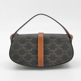 Celine Tabou Clutch with Strap Triomphe Coated Canvas — thumbnail 5