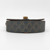 Celine Tabou Clutch with Strap Triomphe Coated Canvas — thumbnail 6