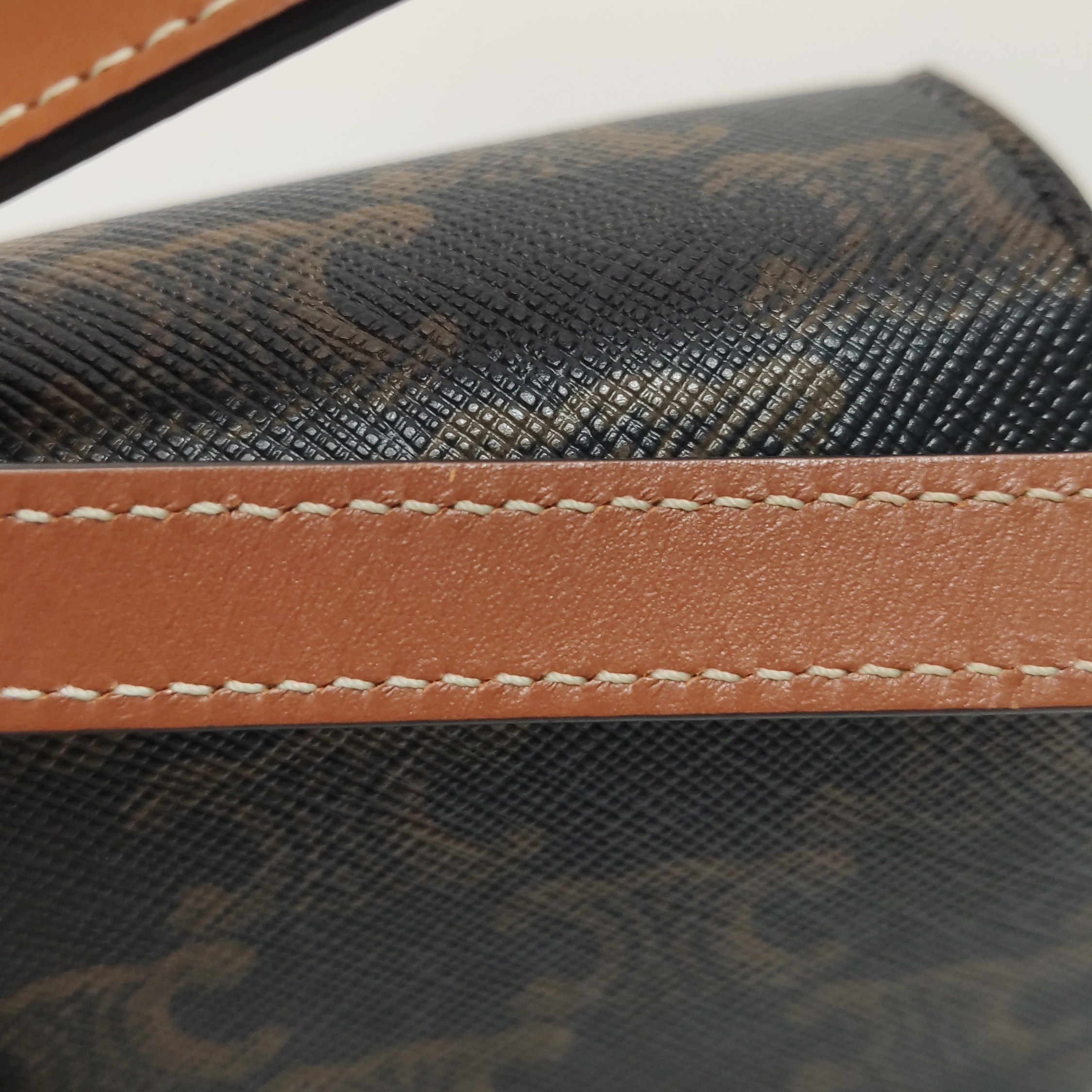 Celine Tabou Clutch with Strap Triomphe Coated Canvas — photo 10 of 12