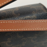 Celine Tabou Clutch with Strap Triomphe Coated Canvas — thumbnail 10
