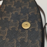 Celine Tabou Clutch with Strap Triomphe Coated Canvas — thumbnail 8