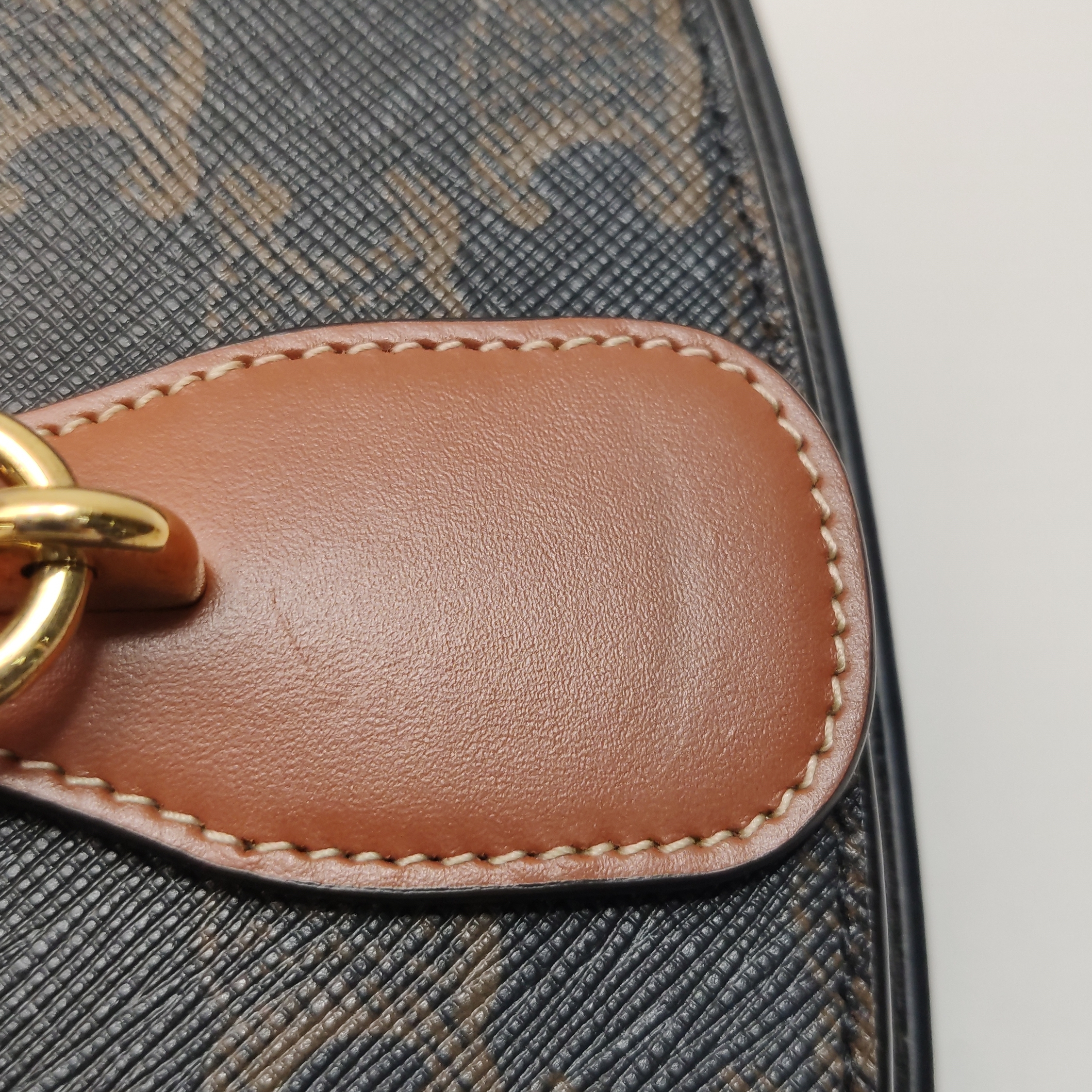 Celine Tabou Clutch with Strap Triomphe Coated Canvas — photo 11 of 12