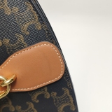 Celine Tabou Clutch with Strap Triomphe Coated Canvas — thumbnail 10