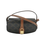 Celine Tabou Clutch with Strap Triomphe Coated Canvas — thumbnail 1