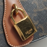 Celine Tabou Clutch with Strap Triomphe Coated Canvas — thumbnail 9