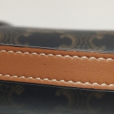 Celine Tabou Clutch with Strap Triomphe Coated Canvas — thumbnail 10