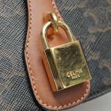 Celine Tabou Clutch with Strap Triomphe Coated Canvas — thumbnail 10