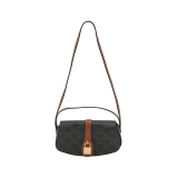 Celine Tabou Clutch with Strap Triomphe Coated Canvas — thumbnail 1