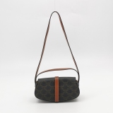 Celine Tabou Clutch with Strap Triomphe Coated Canvas — thumbnail 5