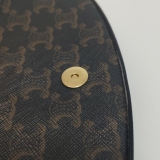 Celine Tabou Clutch with Strap Triomphe Coated Canvas — thumbnail 16