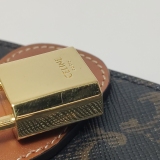 Celine Tabou Clutch with Strap Triomphe Coated Canvas — thumbnail 9